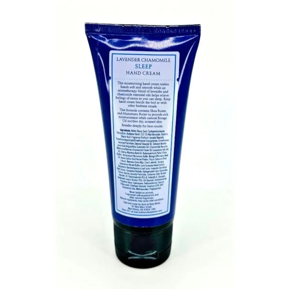 Bath & Body Works Aromatherapy Sleep Lavender Chamomile Hand Cream 3 fl oz *NEW